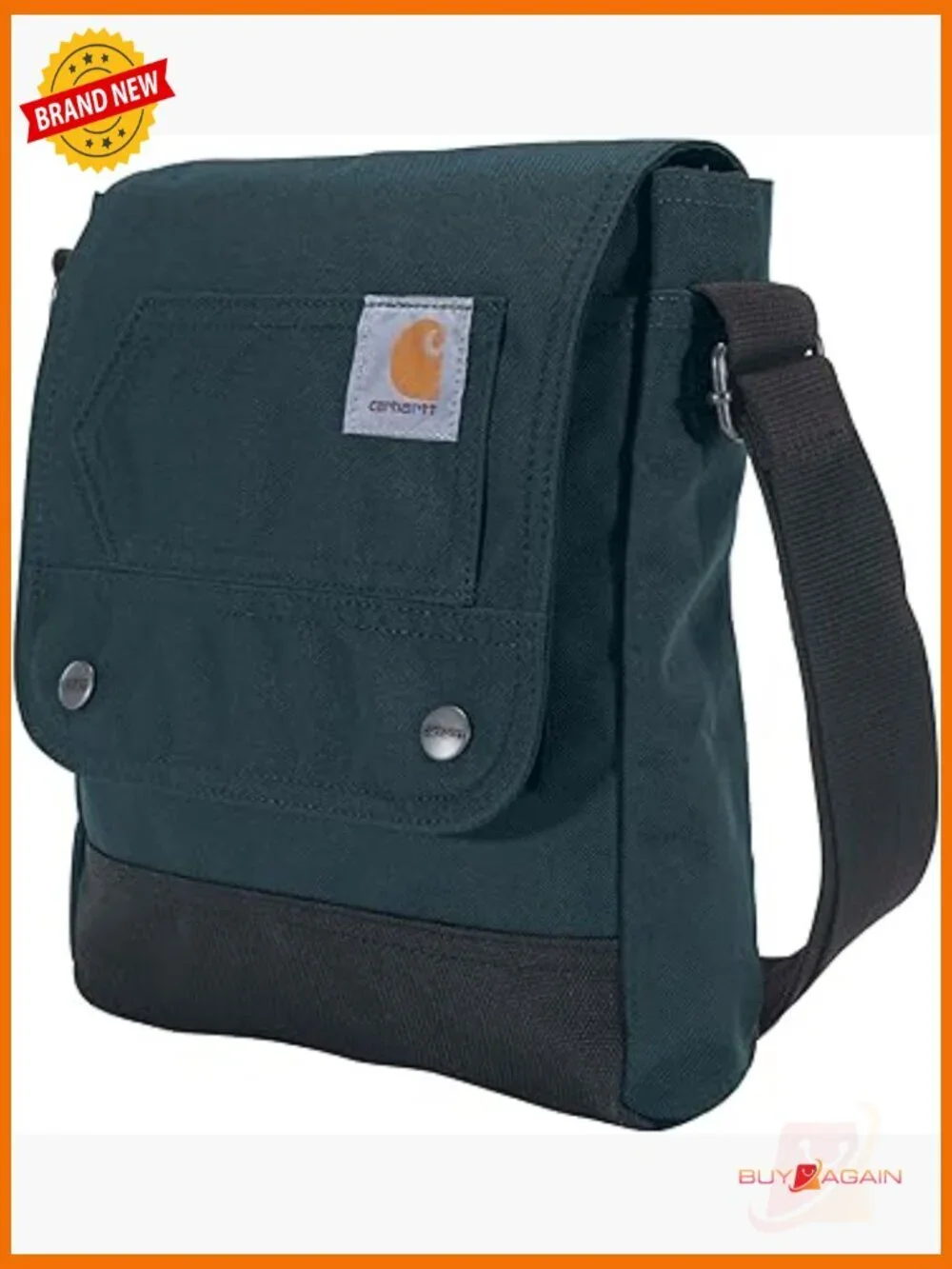 Crossbody Snap Bag Durable Adjustable Flap Over Snap 15
